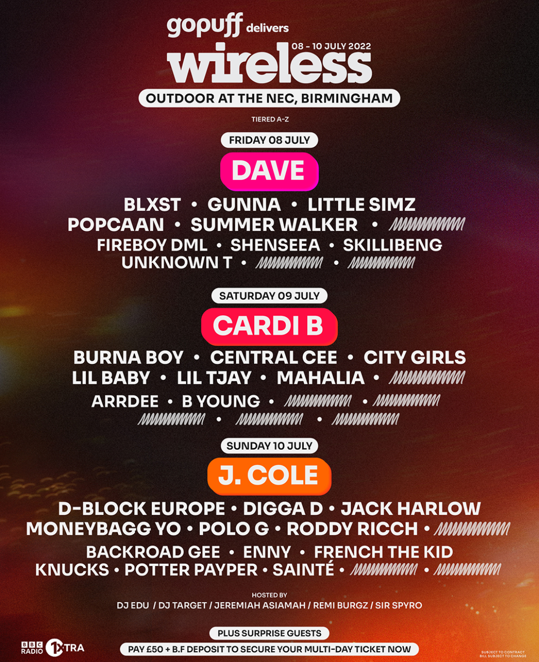 Who Is Playing At Wireless Festival Birmingham 2022?